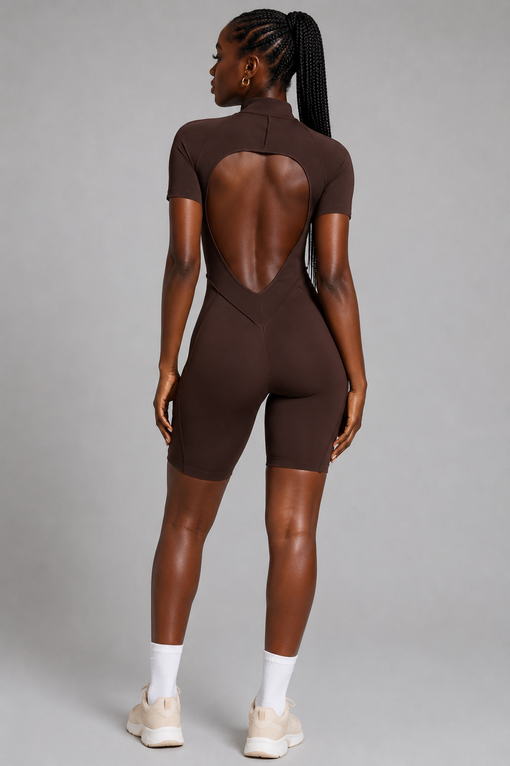ACT Cocoa Sculpt Zip Romper