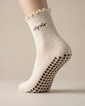 Pilates Grip Socks - Beige