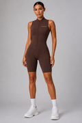ACT Cocoa Sculpt Open-Back Romper